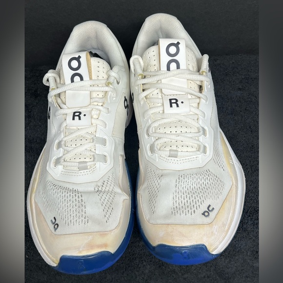 On THE ROGER Pro White Indigo Blue Tennis Shoes 48.98721 Men’s Size 11 - Picture 6 of 11